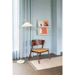 Homokszínű modern állólámpa 158 cm