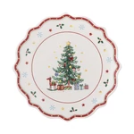 Karácsonyfás kerámia kistányér 6 db