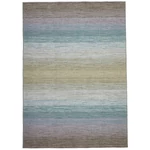 Kék és szürke gyapjú kilim szőnyeg 300x200 cm