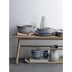 Kék kerámia nagy lapostányér 4 db