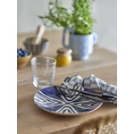Kék mintás kerámia tányér 6 db