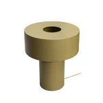 Khaki színű fém asztali lámpa