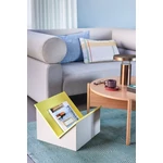 Kőrisfa design magazintartó