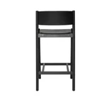 Modern fekete támlás bárszék