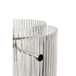 Modern hengeres üveg függőlámpa