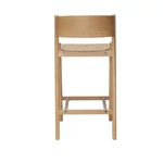 Modern natúr támlás bárszék