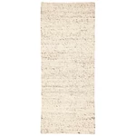 Barna és natúr prémium gyapjú szőnyeg 200x80 cm