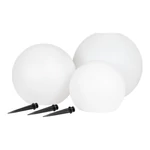 Napelemes fehér LED kerti lámpa szett