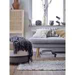 Natúr hosszú gyapjú szőnyeg 250x80 cm