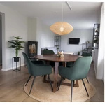 Natúr kör fonott juta szőnyeg Ø180 cm