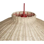 Natúr rattan óriás függőlámpa 80 cm