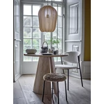 Natúr színű óriás függőlámpa 50 cm