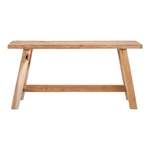 Natúr teakfa pad 90 cm