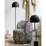 Nordic matt fekete állólámpa