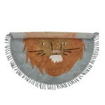 Oroszlán mintájú gyerek pamut szőnyeg Ø130 cm