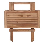 Összecsukható teakfa kisasztal