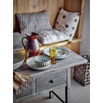 Sárga dombornyomott boros pohár 6 db