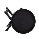 Skandináv fekete kisasztal ø 40 cm