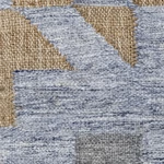 Skandináv kék mintás szőnyeg 245x75 cm