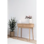 Skandináv polcos konzolasztal