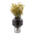 Skandináv szürke füstüveg váza 26 cm