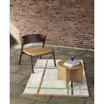 Skandináv tölgyfa kerek kisasztal 55 cm