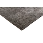 Sötét szürke prémium gyapjú szőnyeg 90x60 cm