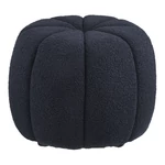 Sötétkék szövet puff 48 cm