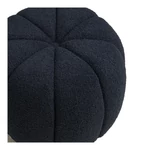 Sötétkék szövet puff 48 cm