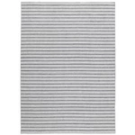 Sötétszürke és ezüst csíkos prémium szőnyeg 200x140 cm