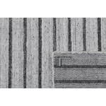 Sötétszürke és ezüst csíkos prémium szőnyeg 200x140 cm