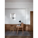 Sötétszürke és fehér csíkos prémium szőnyeg 200x140 cm