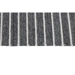 Sötétszürke és fehér csíkos prémium szőnyeg 200x140 cm