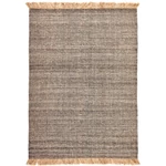 Sötétszürke prémium gyapjú szőnyeg 160x90 cm