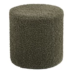 Sötétzöld szövet puff 34 cm