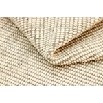 Szürke és fehér prémium gyapjú szőnyeg 200x140 cm