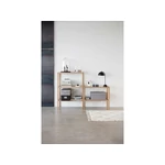 Szürke mintás pamut szőnyeg 90x150 cm