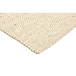 Szürke és natúr prémium gyapjú szőnyeg 240x170 cm