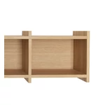 Tölgyfa fali polc 80 cm