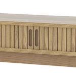 Tolóajtós fa konzolasztal