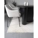 Világos kézzel tűzött gyapjú szőnyeg 200x300 cm