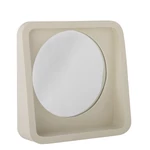 Világos színű polcos tükör