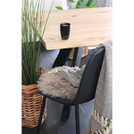 Világosbarna báránybőr ülőpárna 2 db