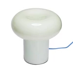 Világoszöld üveg asztali lámpa