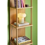 Világoszöld üveg asztali lámpa