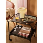 Világoszöld üveg asztali lámpa