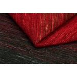 Vörös és fekete prémium kilim szőnyeg 90x60 cm