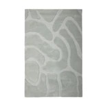 Zöld gyapjú szőnyeg 200x130 cm