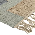 Zöld mintás kézzel szőtt szőnyeg 245x78 cm