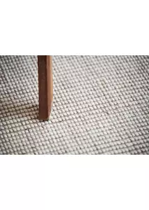 Acélszürke és fehér prémium gyapjú szőnyeg 200x140 cm